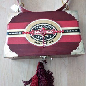 Suenos de Saundra Upcycled Perdomo Cigar Box Shoulder Purse